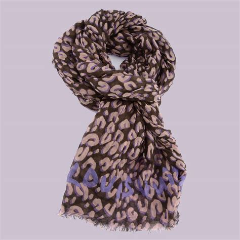 louis vuitton leopard print scarf uk|Louis Vuitton red scarf.